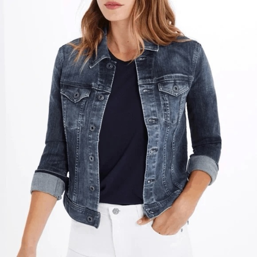 AG Adriano Goldschmied Robyn Denim Jacket Size Extra Small